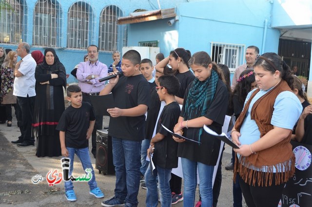  براعم جنة ابن رشد ضيوفاً على المدرسة  الثانوية الشاملة عشية الذكرى ال 59 لمجزرة كفرقاسم 